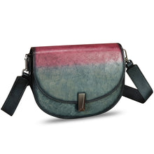 Load image into Gallery viewer, Genuine Leather Crossbody Bag for Women Retro Leather Pouch Vintage Handbag Purse Ladies Satchel
