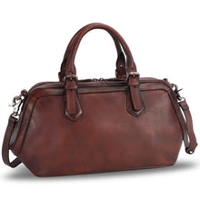 Load image into Gallery viewer, Genuine Leather Purse and Handbag for Women Fashion Handmade Leather Top Handle Purses Satchel Bags Shoulder Bag Strap
