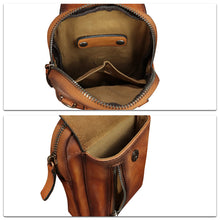 Load image into Gallery viewer, Genuine Leather Belt Bag Pouch for Men and Women Waist Bag Fanny Pack Phone Bag with Strap Small Crossbody Shoulder Bag
