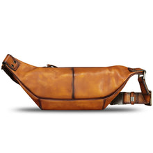Load image into Gallery viewer, Genuine Leather Fanny Pack for Women and Men Vintage Real Leather Waist Bag Hip Bum Crossbody Sling Bag
