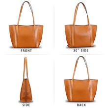 Load image into Gallery viewer, Genuine Leather Shoulder Bag Purse for Women Vintage Real Leather Handbag Handmade Work Tote Bag Crossbody Bag
