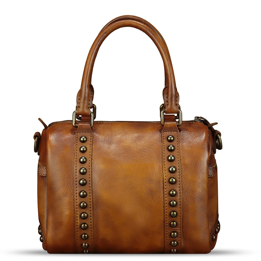 Genuine Leather Handbags for Women Purse Satchel Vintage Handmade Hand ...