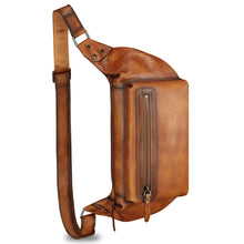 Load image into Gallery viewer, Genuine Leather Fanny Pack for Men and Women Waist Bag Hip Bag Real Leather Fanny Bag Sling Bag Crossbody Bags Chest Purses
