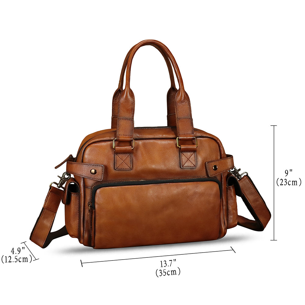 Genuine Leather Purses and Handbags for Men and Women Vintage Real Lea ...