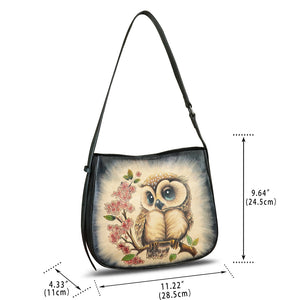 Genuine Leather Shoulder Bag for Women Hand Painted Handbag Handmade Purse Crossbody Sling Purse Casual Daypack