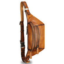 Load image into Gallery viewer, Genuine Leather Fanny Pack for Women and Men Vintage Real Leather Waist Bag Hip Bum Crossbody Sling Bag
