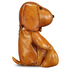 Load image into Gallery viewer, Genuine Leather Purse and Backpack Women Dog Shape Shoulder Bag Crossbody Bag
