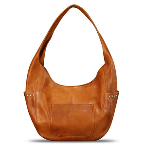 Genuine Leather Handbag for Women Retro Leather Crossbody Bag Pouch Vintage Handbag Purse Ladies Satchel
