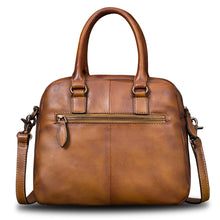 Load image into Gallery viewer, Genuine Leather Satchels for Women Top Handle Bags Handmade Vintage Crossbody Bag Purses Shoulder Bag
