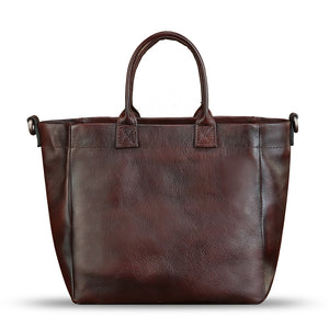 Hand painted Genuine Leather Purse and Handbag for Women Tote Bag Shoulder Bag
