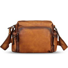 Load image into Gallery viewer, IVTG Genuine Leather Purse and Messenger Bag for Men Fashion Leather Shoulder Bag Briefcase Satchel Crossbody Bags Strap
