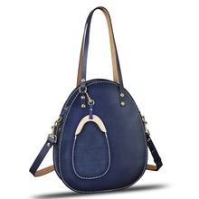 Load image into Gallery viewer, Genuine Leather Handbag Purse for Women Retro Top Handle Bags Satchel Handmade Vintage Crossbody Shoulder Bag

