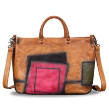 Load image into Gallery viewer, Genuine Leather Purses and Handbags for Women Vintage Handmade Leather Large Top Handle Bag Shoulder Bag Satchel
