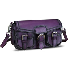 Load image into Gallery viewer, Genuine Leather Satchel for Women Vintage Handbag Purse Handmade Retro Crossbody Bag Purse Shoulder Bag
