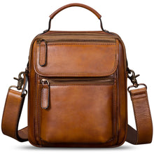 Load image into Gallery viewer, IVTG Genuine Leather Messenger Bag for Men Sling Purse Crossbody Shoulder Bags Satchel for Work Business Handbags
