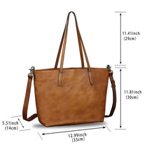 Load image into Gallery viewer, Genuine Leather Handbag Bag for Women Vintage Real Leather Shoulder Bag Purse Handmade Tote Bag Crossbody Bags
