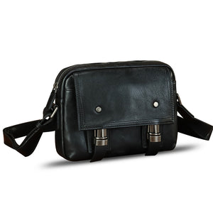 Genuine Leather Shoulder Bag Crossbody Bag for Men Vintage Real Leather Satchel for Men Messenger Bag for Work Travel