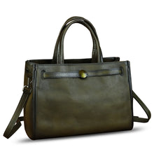 Load image into Gallery viewer, Genuine Leather Handbags for Women Vintage Real Leather Messenger Bag Shoulder Bag Crossbody Bag Satchel Purse
