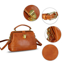Load image into Gallery viewer, Genuine Leather Handbags for Women Purse Satchel Vintage Handmade Handbag Crossbody Shoulder Bags
