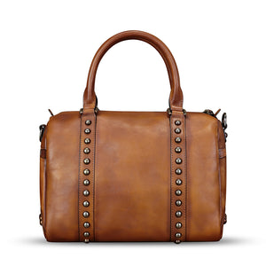 Genuine Leather Handbags for Women Purse Satchel Vintage Handmade Handbag Crossbody Shoulder Bags