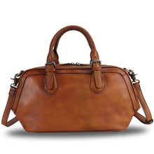 Load image into Gallery viewer, Genuine Leather Purse and Handbag for Women Fashion Handmade Leather Top Handle Purses Satchel Bags Shoulder Bag Strap
