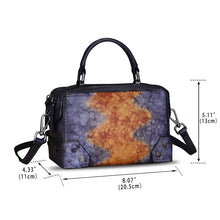Load image into Gallery viewer, Genuine Leather Satchel for Women Purse Vintage Handmade Top Handle Handbag Retro Designer Crossbody Bag Purse
