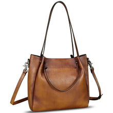 Load image into Gallery viewer, Genuine Leather Handbags for Women Satchel Purses Vintage Handmade Shoulder Bag Top Handle Handbag Totes
