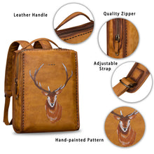 Load image into Gallery viewer, Genuine Leather Backpack W0087
