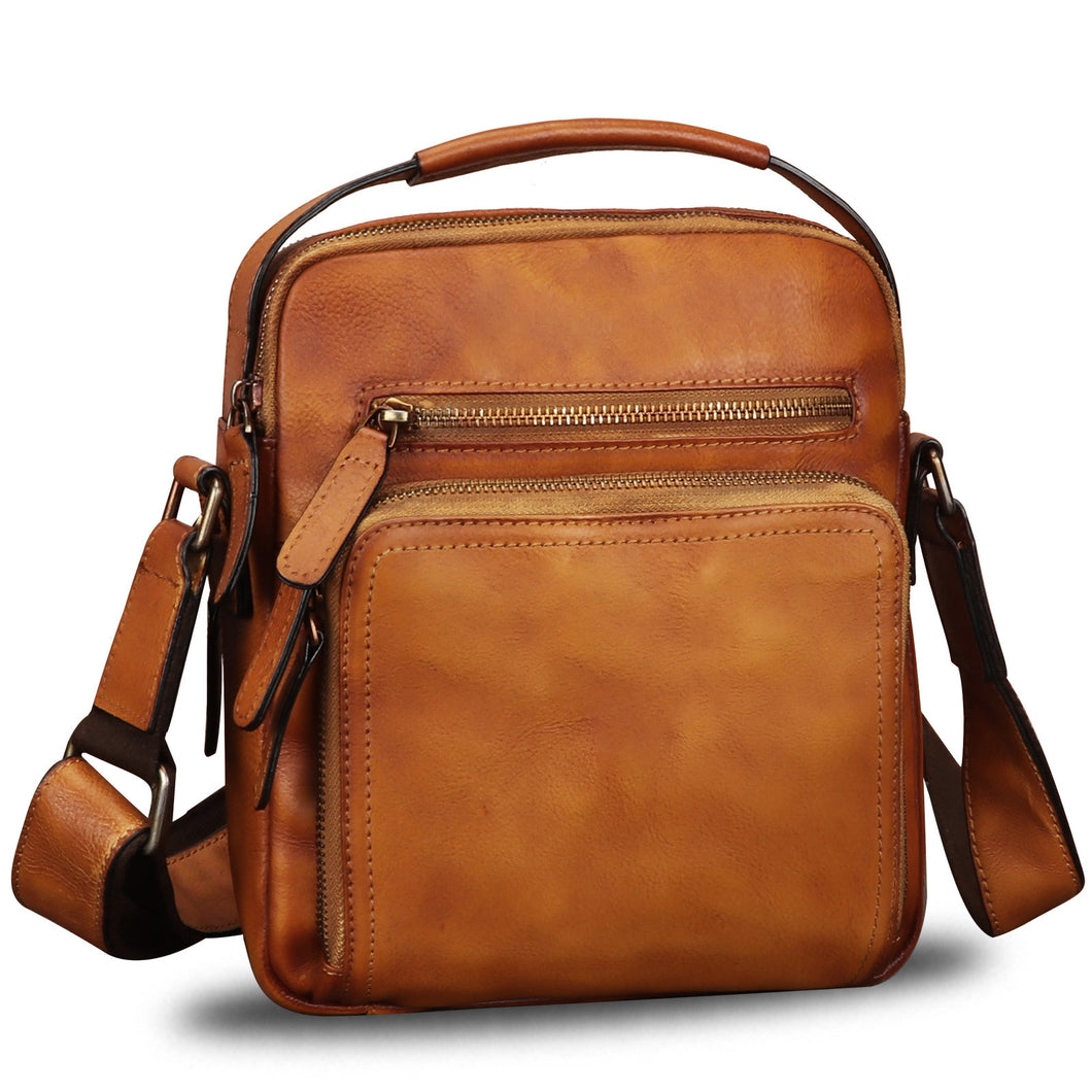 Genuine Leather Crossbody Messenger Bag S0020