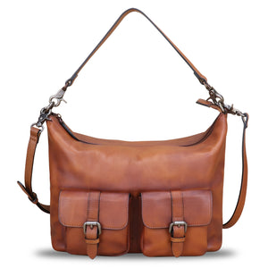 Genuine Leather Crossbody Bag Satchel A952