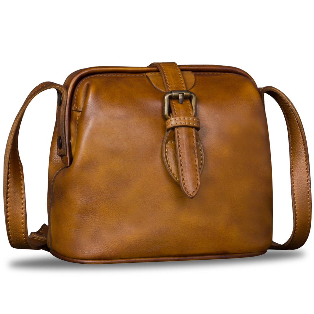 Genuine Leather Crossbody Bag A215