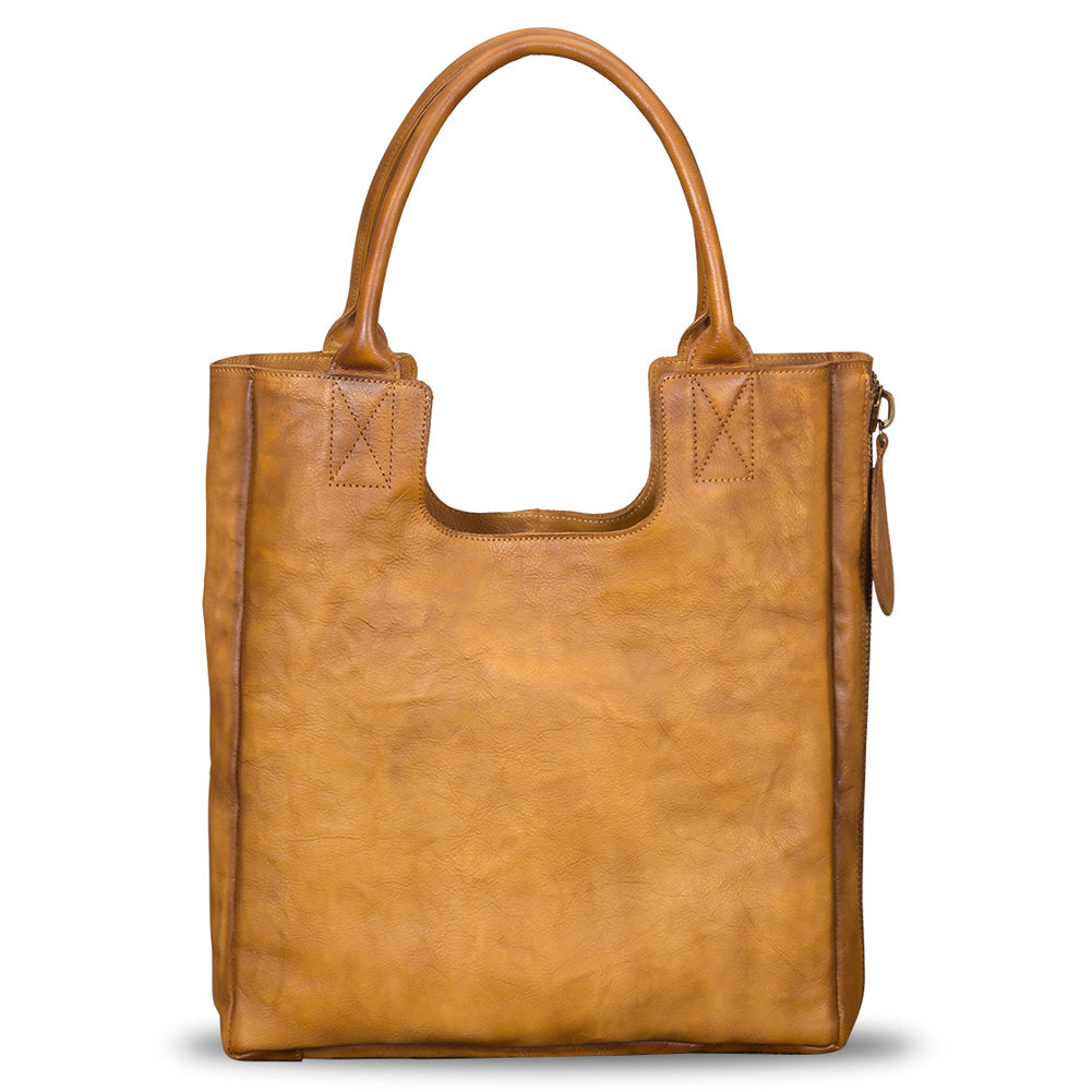 Woven satchel shoulder bag · Brown · Accessories