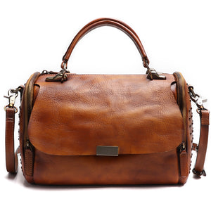 Genuine Leather Satchel A5785