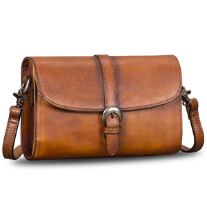 Genuine Leather Small Crossbody Bag A861