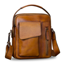 Load image into Gallery viewer, Genuine Leather Crossbody Messenger Bag A688
