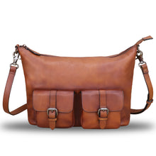 Load image into Gallery viewer, Genuine Leather Crossbody Bag Satchel A952
