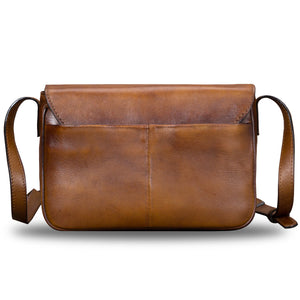 Genuine Leather Satchel A833