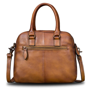 Genuine Leather Satchel A596