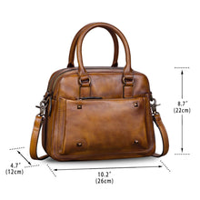 Load image into Gallery viewer, Genuine Leather Satchel A596
