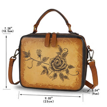 Load image into Gallery viewer, Genuine Leather Hand Painted Satchel LRTO-700
