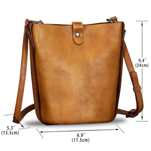 Genuine Leather Crossbody Bag W0747