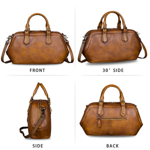 Genuine Leather Satchel A269