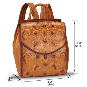 Genuine Leather Backpack LRTO-8208