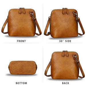 Genuine Leather Satchel A181