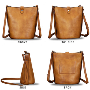 Genuine Leather Crossbody Bag W0747