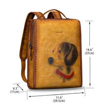 Load image into Gallery viewer, Genuine Leather Backpack W0087
