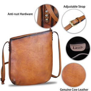 Genuine Leather Small Crossbody Bag Satchel LRTO-A356