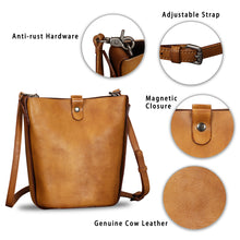 Load image into Gallery viewer, Genuine Leather Crossbody Bag W0747
