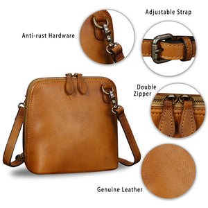 Genuine Leather Satchel A181