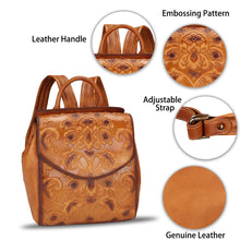 Load image into Gallery viewer, Genuine Leather Backpack LRTO-8208
